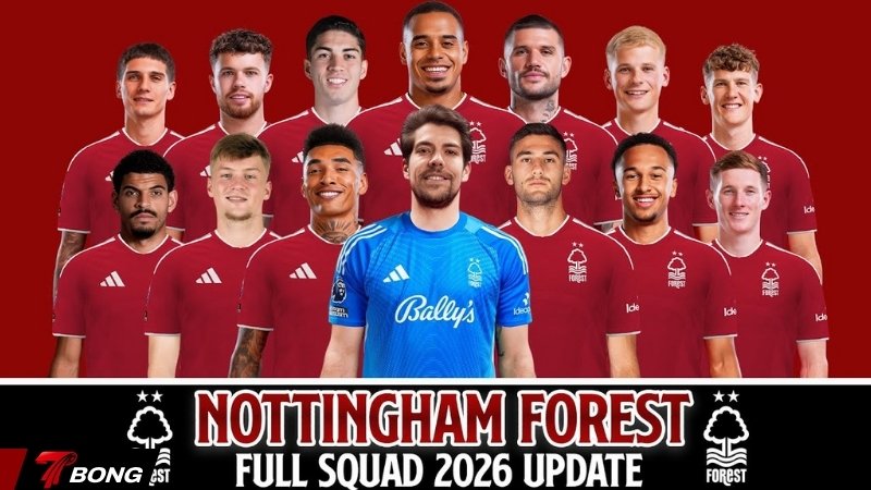 Đội hình của Nottingham Forest  mùa giải hiện tại